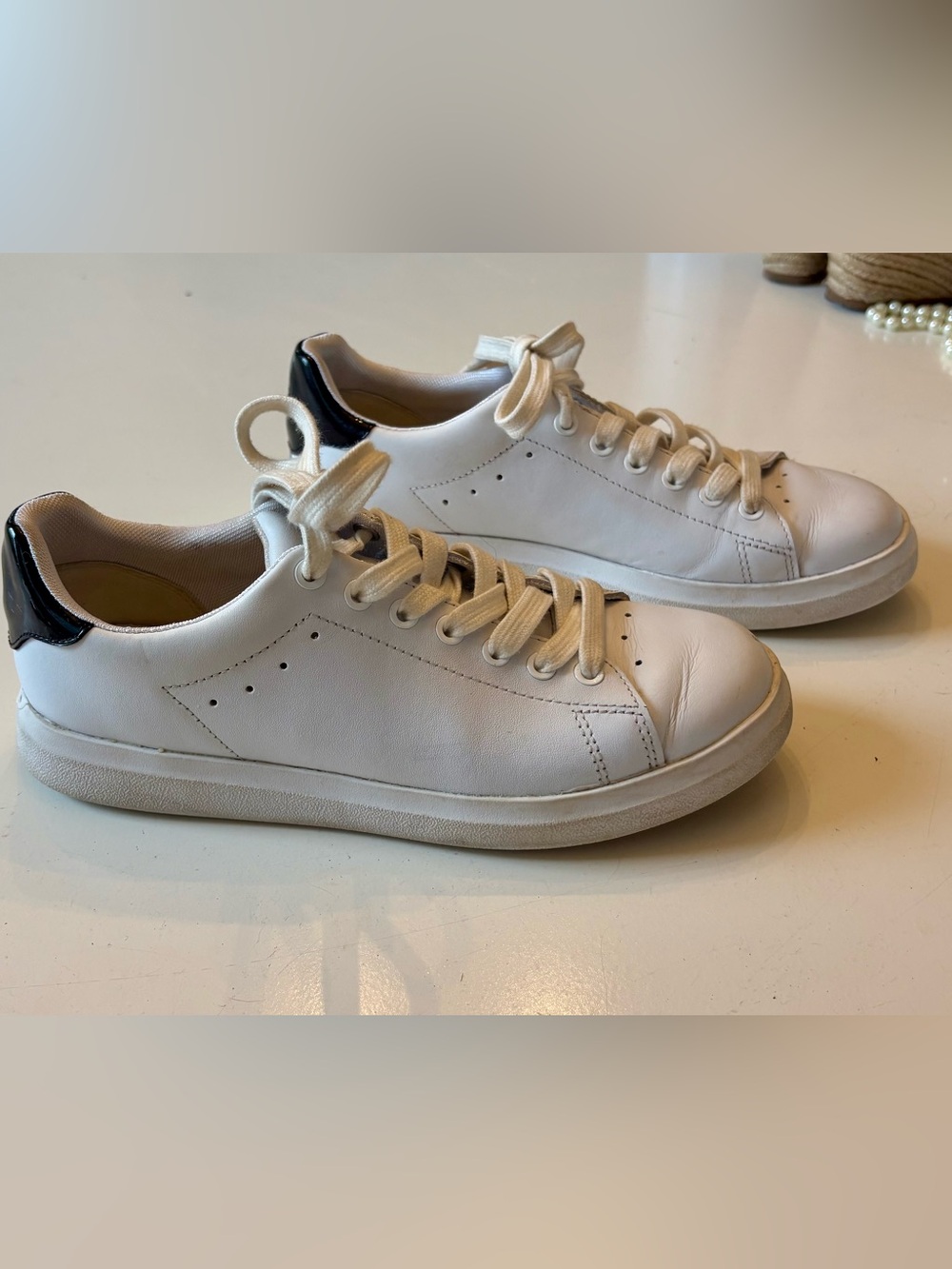 Tory Burch white sneakers size 6